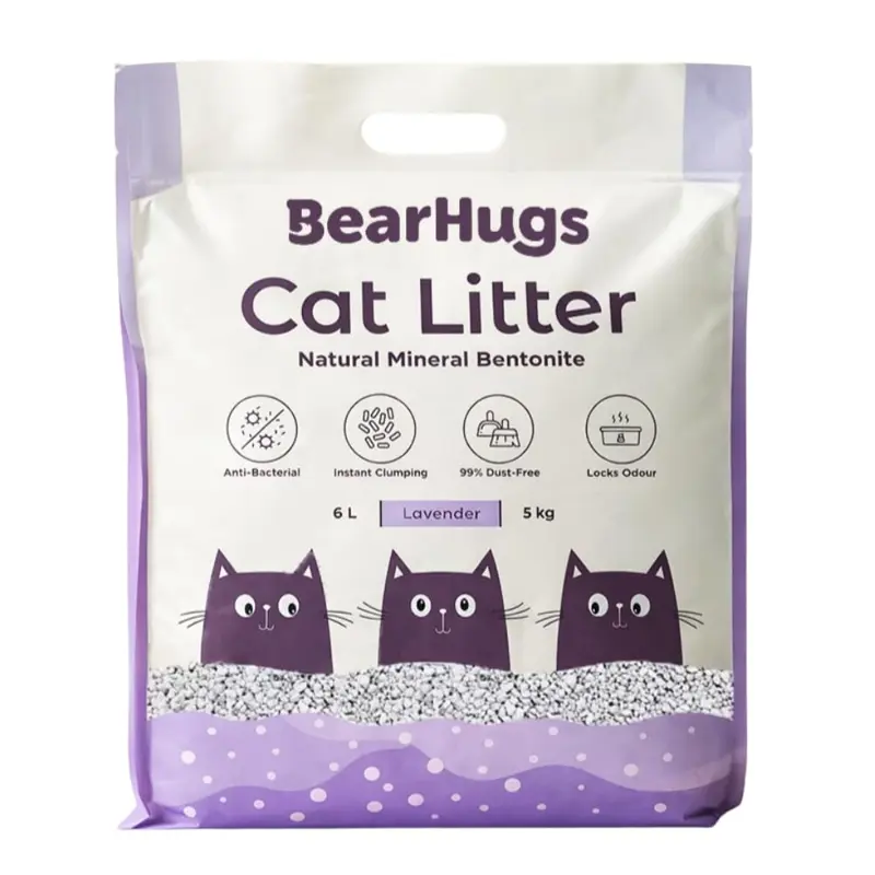 BearHugs Lavender Bentonite Cat Litter