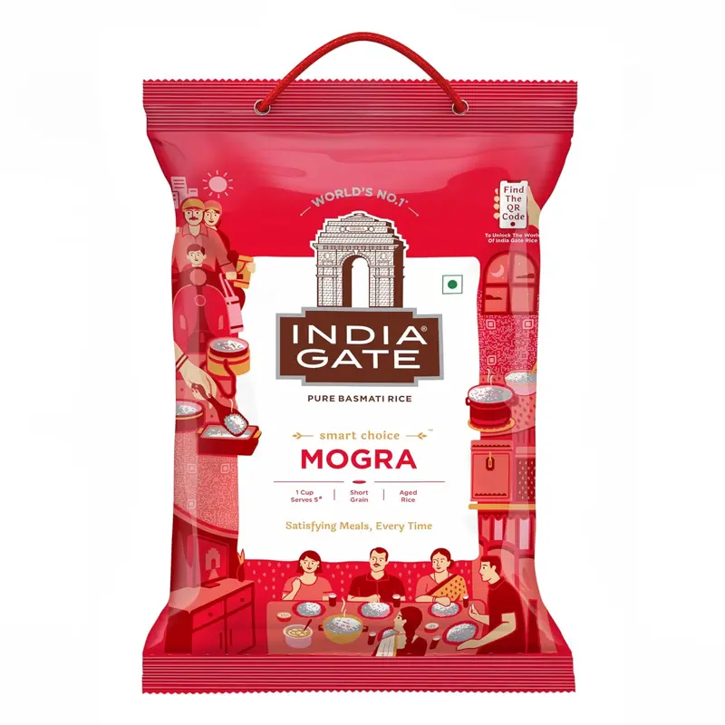 India GATE Super Premium Basmati Rice(MOGRA)