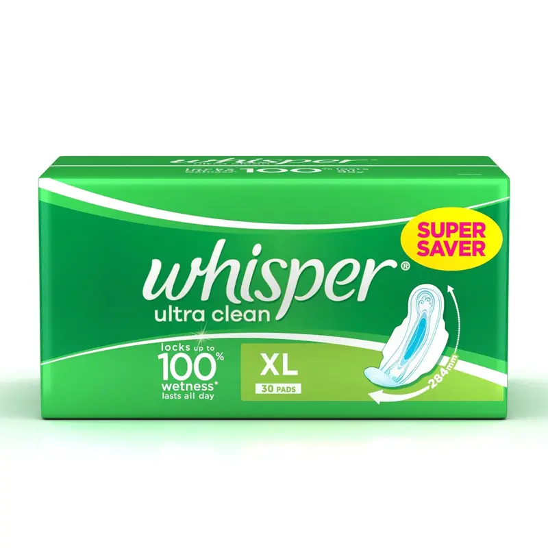 WHISPER ULTRA CLEAN XL 30 PADS