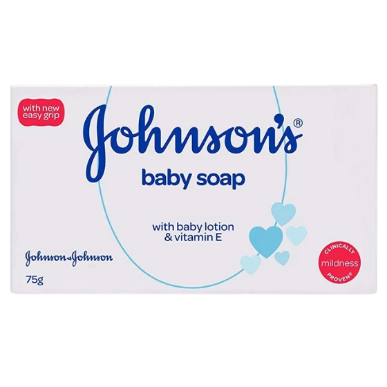 Johnson's Baby Soap Blossoms with New Easy Grip Shape, 75g