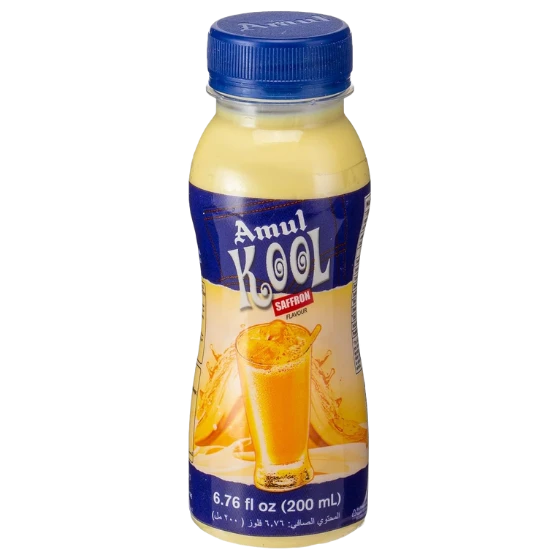 AMUL KOOL KESAR FLAVOURED MILK, 180ML