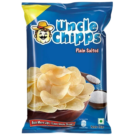Uncle Chips Plain Salted 48 gm