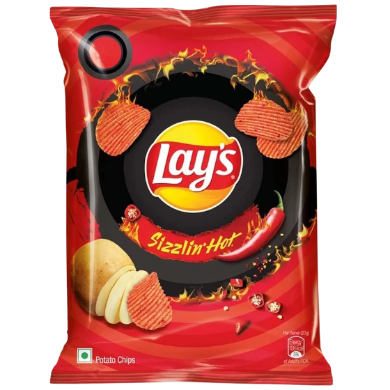 Lay's Sizzlin Hot Potato Chips 40G/48G/50 Gram
