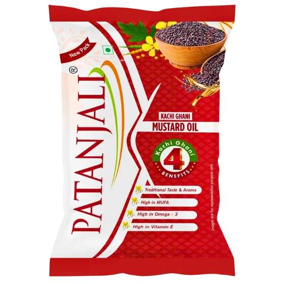 PATANJALI MUSTARD OIL 1 L PP - PATANJALI