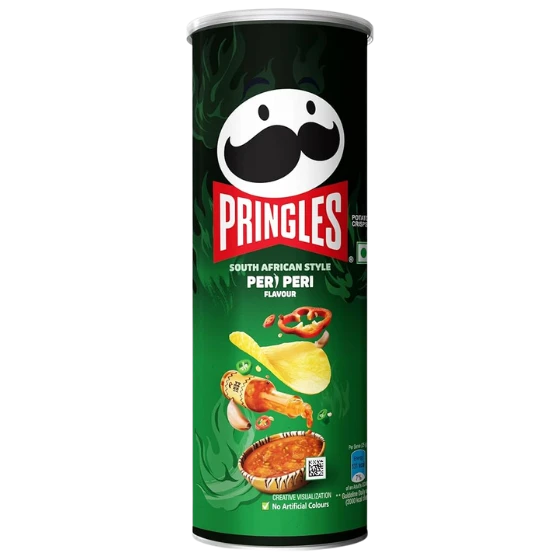 PRINGLES PERI PERI FLAVOURED POTATO CHIPS