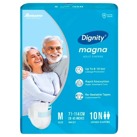 DIGNITY PREMIUM PANT STYLE ADULT DIAPERS LARGE