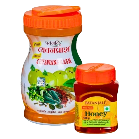 SPE. CHYWNPRSH 1 KG - FREE HONEY 100 GM - PATANJALI