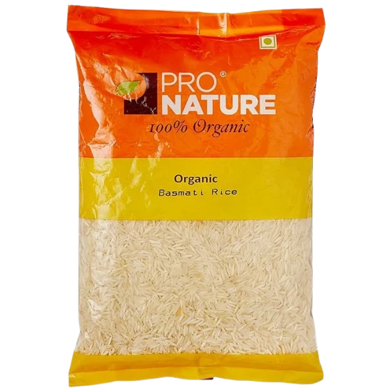Pro Nature 100% Organic Basmati Rice, 1kg