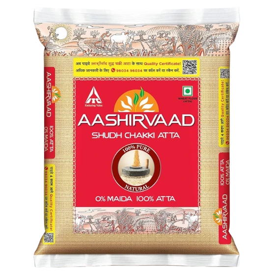 Aashirvaad Shudh Chakki Atta (100% Atta, 0% Maida) (10 kg)