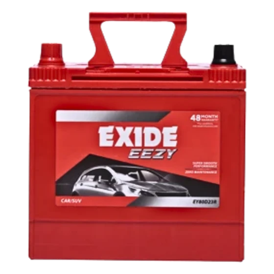 EXIDE EEZY(EY80D23R) Segment: CAR SUV MUV 48 Months Warranty