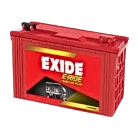 Exide Eride Tubular Plus ERTBPLUS150N 150Ah E Rickshaw Battery