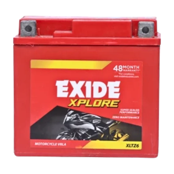 EXIDE XPLORE(XLTZ6) Segment: TWO WHEELER 48 Months Warranty