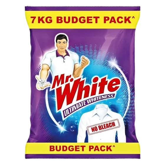 MR WHITE Detergent Powder 7 Kg