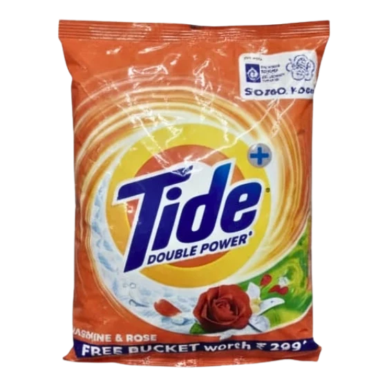 TIDE DOUBLE POWER JASMINE & ROSE DETERGENT POWDER, 9 KG