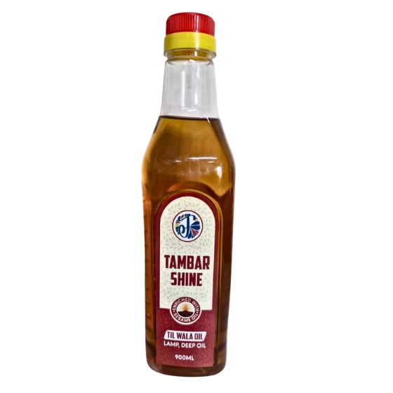 Til Wala Oil 900ML Sesame Dia Lamp Oil for Ritual Use Pooja Purpose Traditional Offering Household Ceremony Festival Supply Lighting Storage Bottle